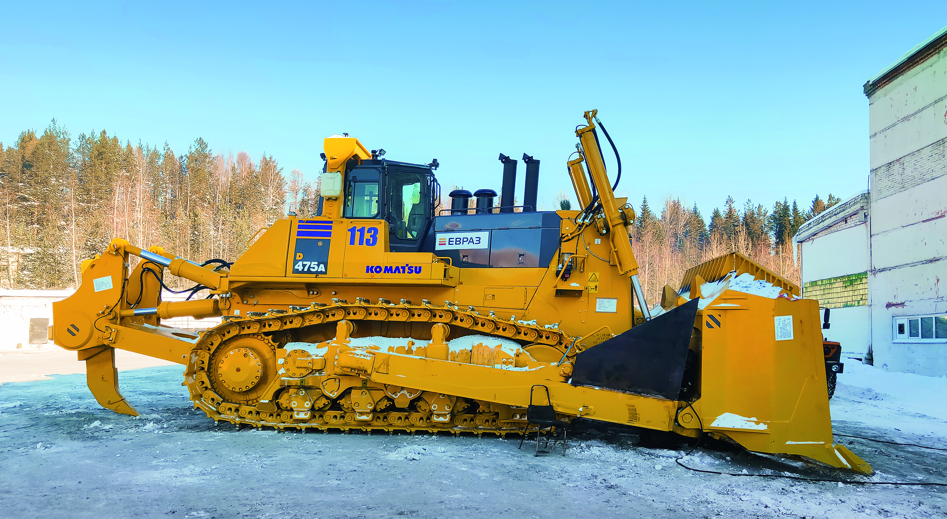 Сверхтяжелые бульдозеры Komatsu на рудниках ЕВРАЗ КГОК