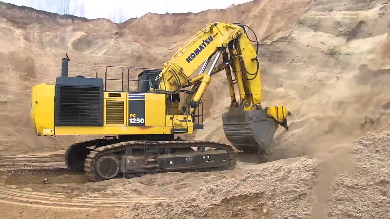 Гусеничный экскаватор Komatsu PC1250-8 (с прямой лопатой)