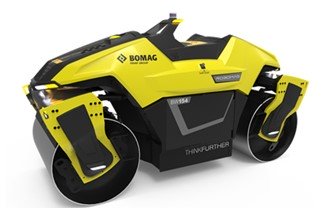 Прототип автономного катка Bomag